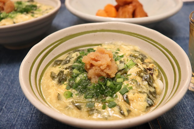 あんかけ卵とじうどん(たらこトッピング)