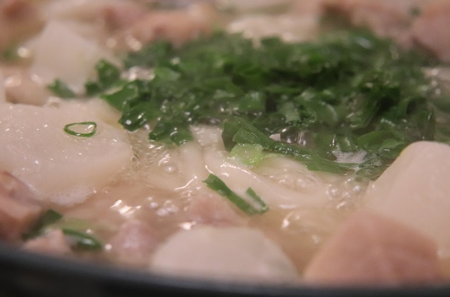 蕪鶏鍋焼うどん