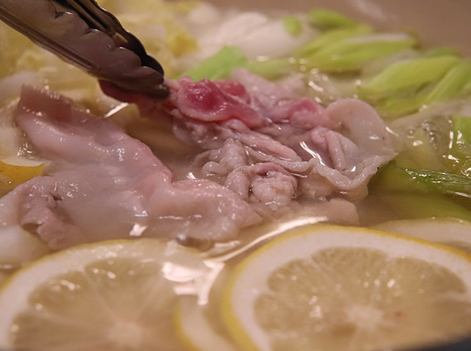 レモン豚しゃぶしゃぶ