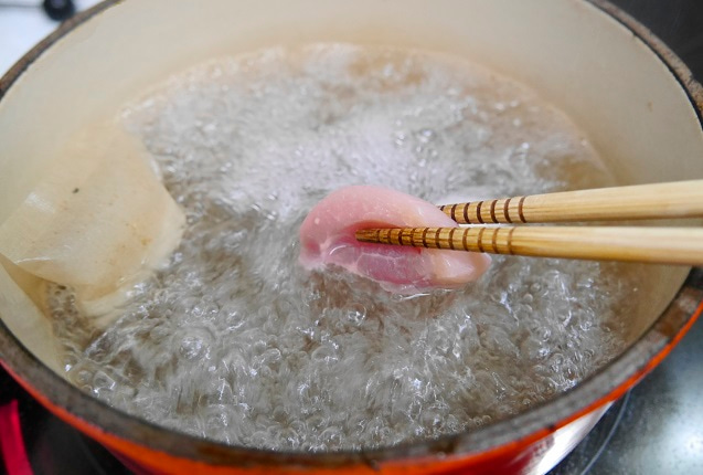 鶏出汁セリ山芋そうめん 1