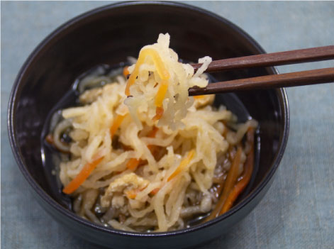 切干大根の煮物ゆず胡椒風味