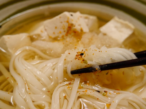 みぞれダシ豆腐うどん
