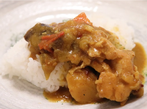 夏野菜ポークチキンカレー
