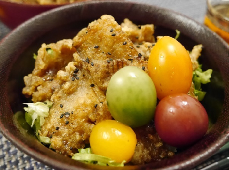 おさかな甘辛丼
