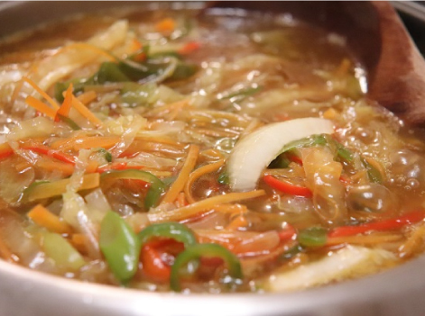 野菜一杯のあんかけ