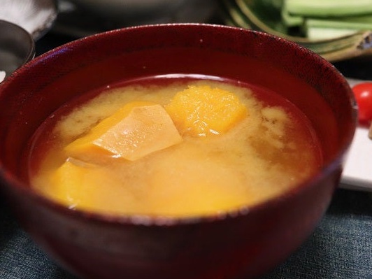 かぼちゃの味噌汁