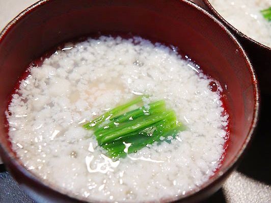 ほっこりおいしい♪帆立と海老のすりながし